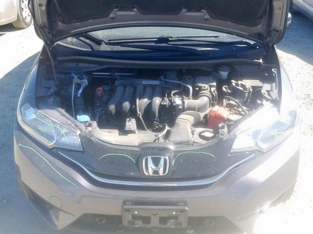 3HGGK5G87FM741593 - 2015 HONDA FIT EX GRAY photo 7