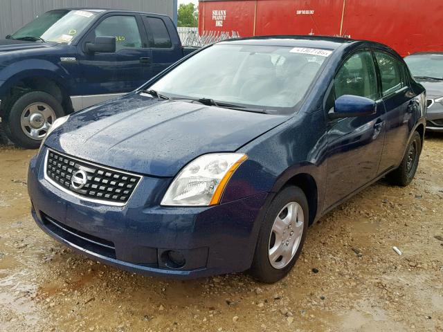 3N1AB61E98L619273 - 2008 NISSAN SENTRA 2.0 BLUE photo 2