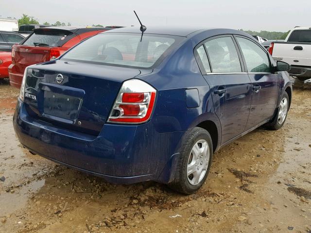 3N1AB61E98L619273 - 2008 NISSAN SENTRA 2.0 BLUE photo 4