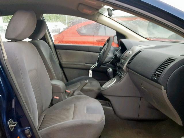 3N1AB61E98L619273 - 2008 NISSAN SENTRA 2.0 BLUE photo 5