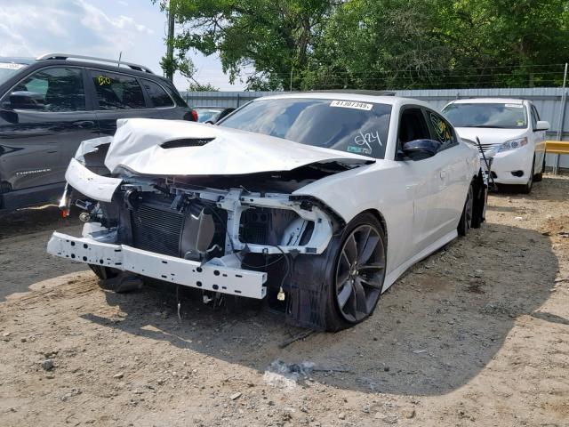 2C3CDXHG5KH608045 - 2019 DODGE CHARGER GT WHITE photo 2