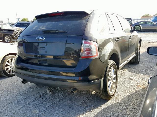 2FMDK3JCXABA75404 - 2010 FORD EDGE SEL BLACK photo 4