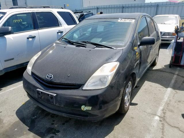 JTDKB20U653006179 - 2005 TOYOTA PRIUS BLACK photo 2