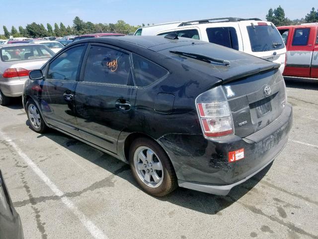 JTDKB20U653006179 - 2005 TOYOTA PRIUS BLACK photo 3