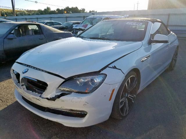 WBALZ3C51CDL72002 - 2012 BMW 650 I WHITE photo 2