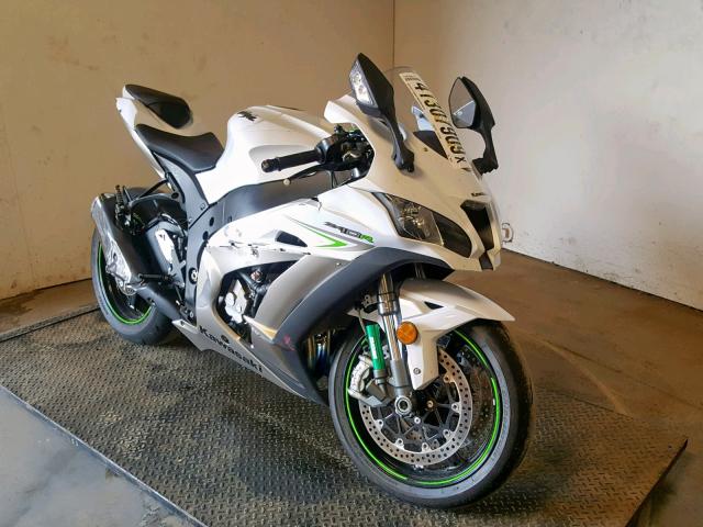 JKAZXCS16HA009635 - 2017 KAWASAKI ZX1000 S WHITE photo 1