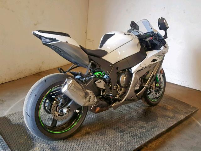 JKAZXCS16HA009635 - 2017 KAWASAKI ZX1000 S WHITE photo 4