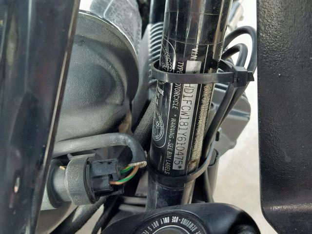 1HD1FCW181Y610475 - 2001 HARLEY-DAVIDSON FLHTCUI BLACK photo 10