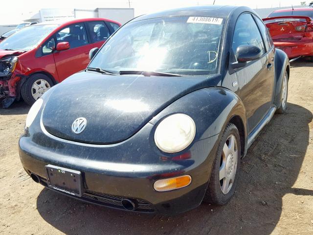 3VWCA21C8YM406077 - 2000 VOLKSWAGEN NEW BEETLE შავი ფოტო 2