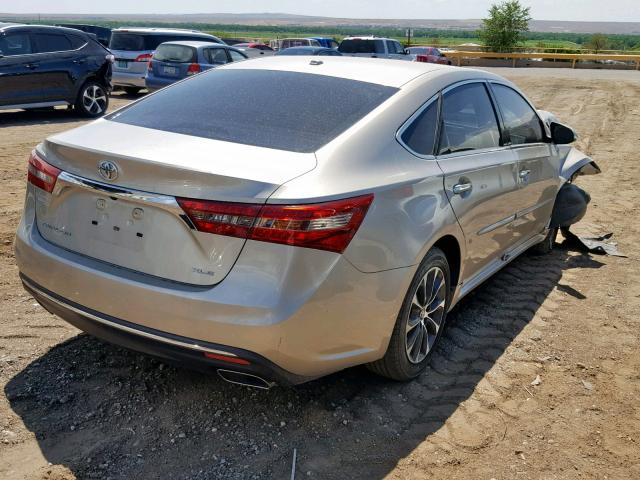 4T1BK1EB2JU286183 - 2018 TOYOTA AVALON XLE SILVER photo 4