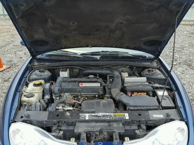 1G8ZY12721Z237175 - 2001 SATURN SC2 BLUE photo 7