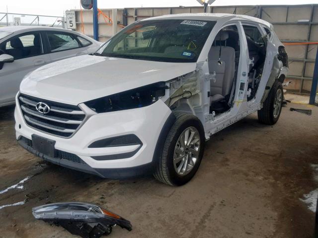 KM8J23A40JU738064 - 2018 HYUNDAI TUCSON SE WHITE photo 2