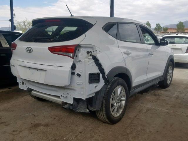 KM8J23A40JU738064 - 2018 HYUNDAI TUCSON SE WHITE photo 4