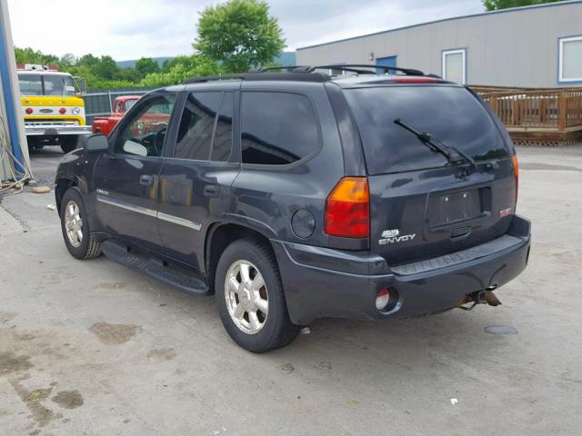 1GKDT13S362185254 - 2006 GMC ENVOY BLACK photo 3