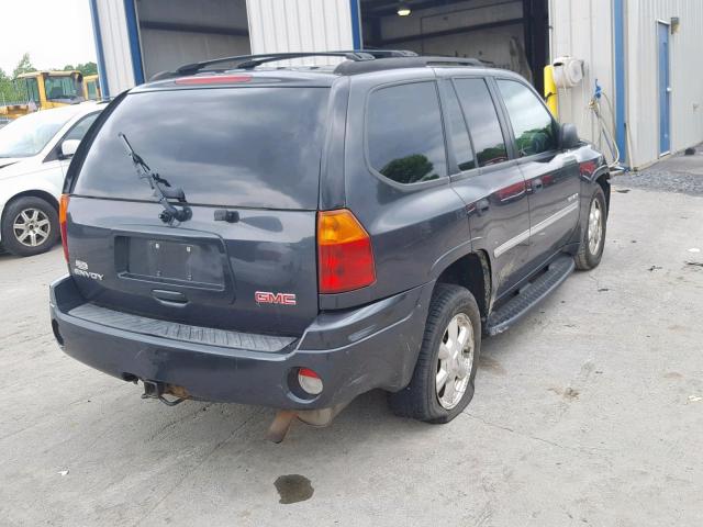 1GKDT13S362185254 - 2006 GMC ENVOY BLACK photo 4