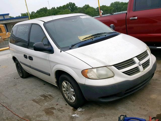 1D4GP25E46B680267 - 2006 DODGE CARAVAN SE WHITE photo 1