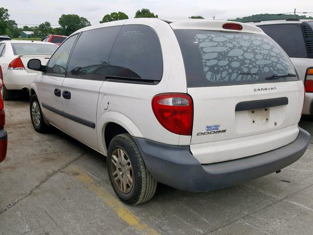 1D4GP25E46B680267 - 2006 DODGE CARAVAN SE WHITE photo 3