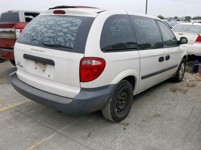 1D4GP25E46B680267 - 2006 DODGE CARAVAN SE WHITE photo 4