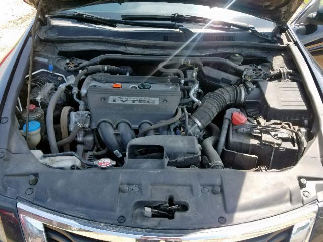 1HGCP26878A030427 - 2008 HONDA ACCORD EXL BLACK photo 7