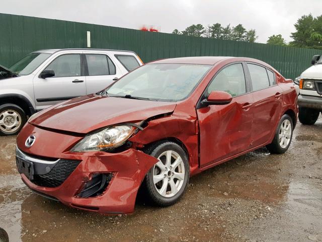 JM1BL1SF4A1224553 - 2010 MAZDA 3 I RED photo 2