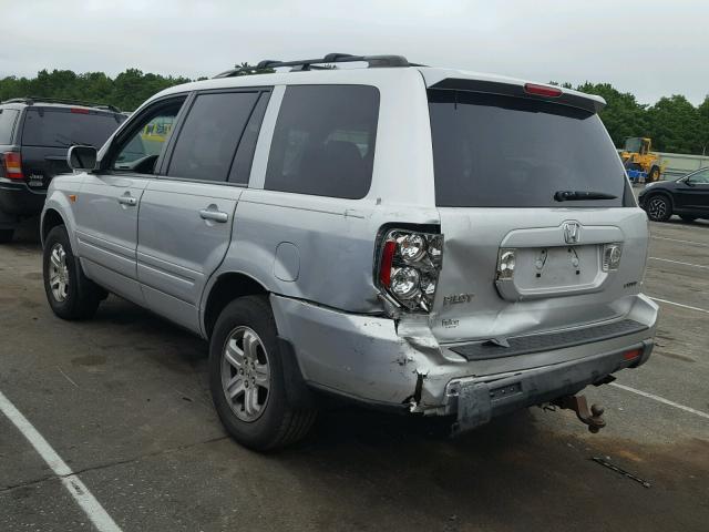 5FNYF18268B054445 - 2008 HONDA PILOT VP SILVER photo 3