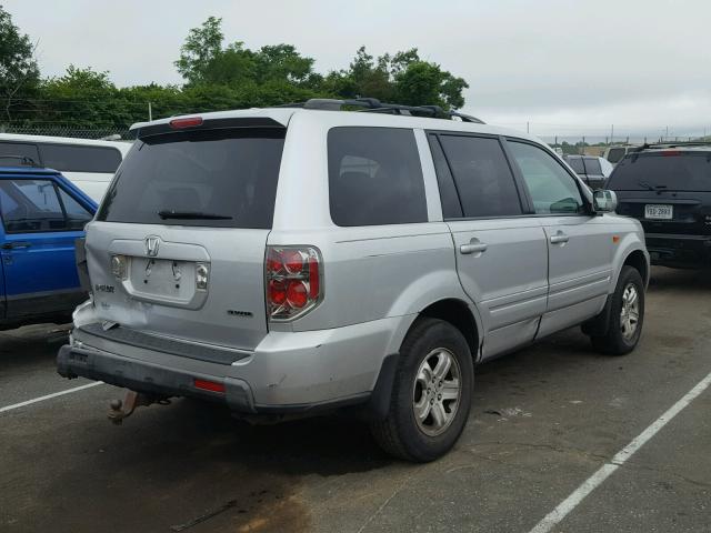 5FNYF18268B054445 - 2008 HONDA PILOT VP SILVER photo 4