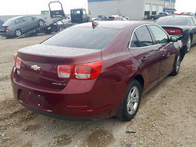 1G11C5SA1GF160645 - 2016 CHEVROLET MALIBU LIM MAROON photo 4