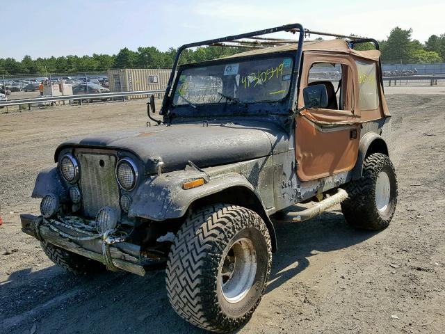 1JCCF87E1FT006990 - 1985 JEEP JEEP CJ7 BLACK photo 2