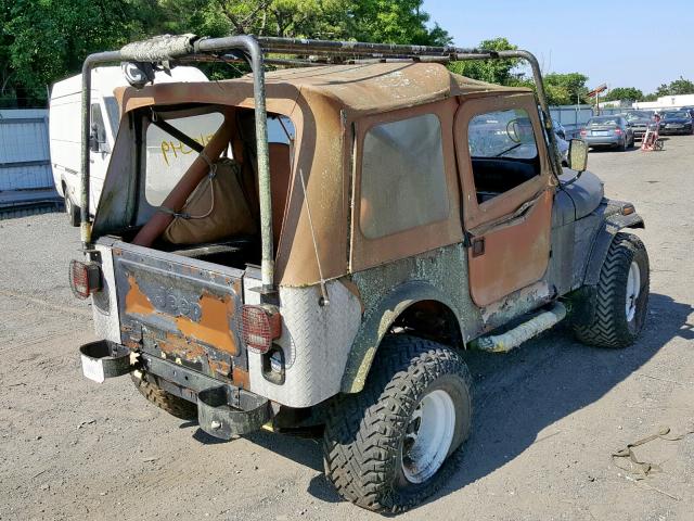 1JCCF87E1FT006990 - 1985 JEEP JEEP CJ7 BLACK photo 4