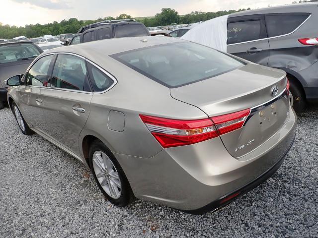 4T1BK1EB6FU145687 - 2015 TOYOTA AVALON XLE GOLD photo 3