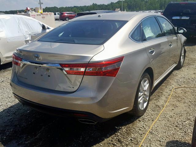 4T1BK1EB6FU145687 - 2015 TOYOTA AVALON XLE GOLD photo 4