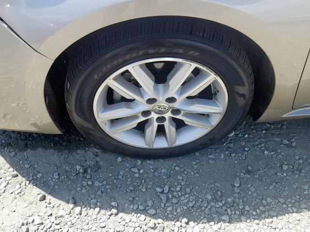 4T1BK1EB6FU145687 - 2015 TOYOTA AVALON XLE GOLD photo 9
