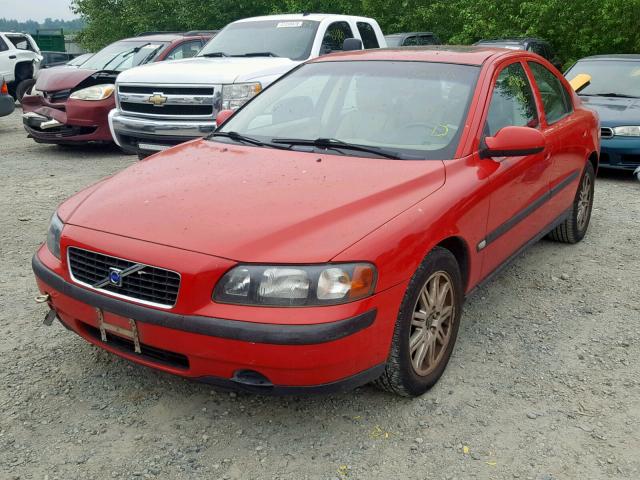 YV1RS58D612049208 - 2001 VOLVO S60 2.4T RED photo 2