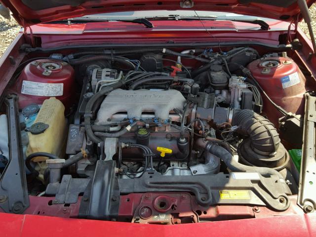 1G3AG55M5R6303701 - 1994 OLDSMOBILE CUTLASS CI BURGUNDY photo 7