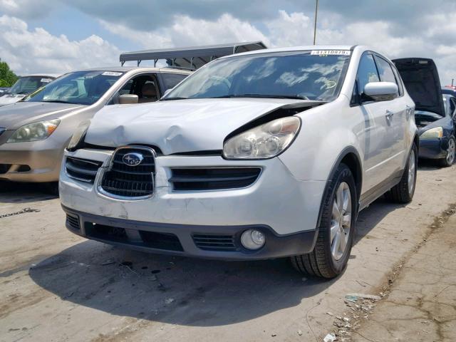 4S4WX86D974407053 - 2007 SUBARU B9 TRIBECA WHITE photo 2