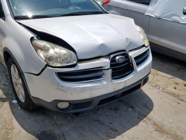 4S4WX86D974407053 - 2007 SUBARU B9 TRIBECA WHITE photo 9