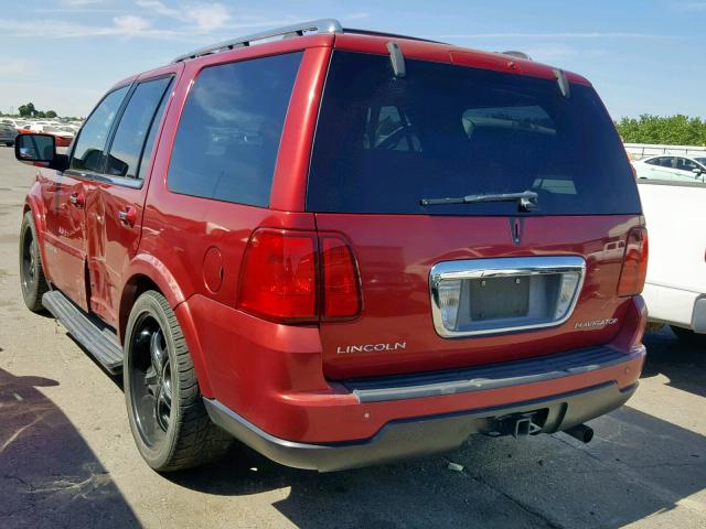 5LMFU27575LJ08318 - 2005 LINCOLN NAVIGATOR BURGUNDY photo 3