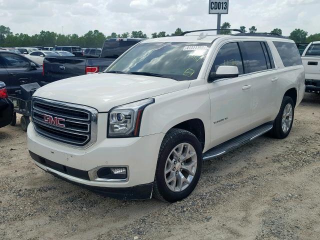 1GKS1HKC2FR590092 - 2015 GMC YUKON XL C WHITE photo 2