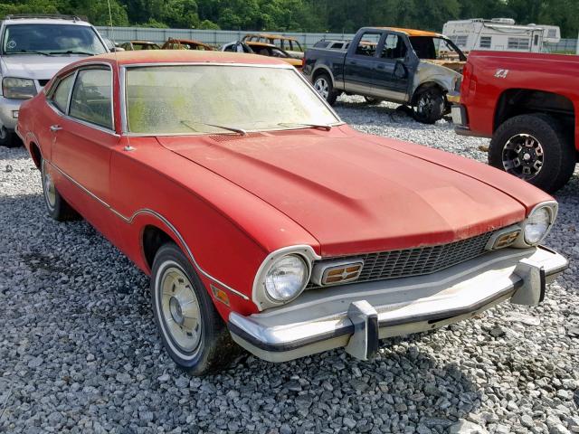 3X91TI02923 - 1972 FORD MAVERICK RED photo 1