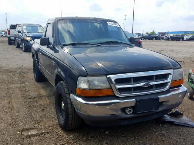 1FTYR10V3XPA36552 - 1999 FORD RANGER BLACK photo 1