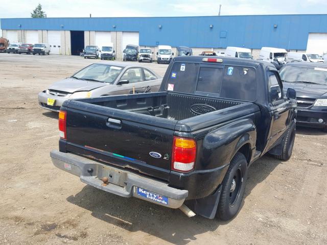 1FTYR10V3XPA36552 - 1999 FORD RANGER BLACK photo 4