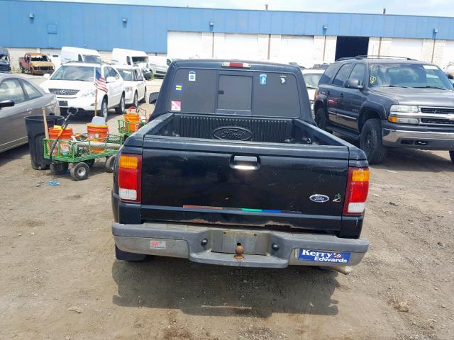 1FTYR10V3XPA36552 - 1999 FORD RANGER BLACK photo 6