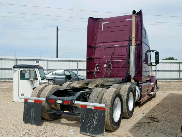 4V4NC9TJ76N427911 - 2006 VOLVO VN VNL PURPLE photo 4