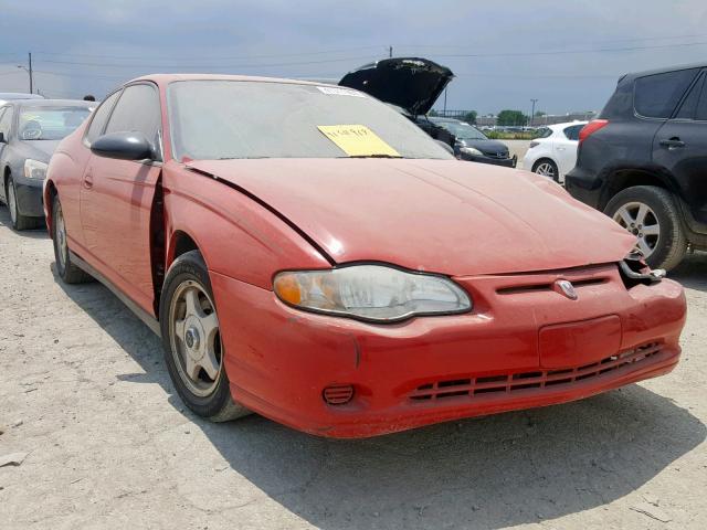 2G1WW12E259143383 - 2005 CHEVROLET MONTE CARL RED photo 1