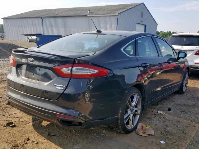 3FA6P0D95DR161969 - 2013 FORD FUSION TIT BLACK photo 4