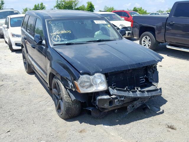 1J8HR78377C508905 - 2007 JEEP GRAND CHER BLACK photo 1