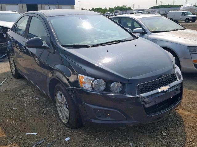 1G1JB5SH0C4130218 - 2012 CHEVROLET SONIC LS BLACK photo 1