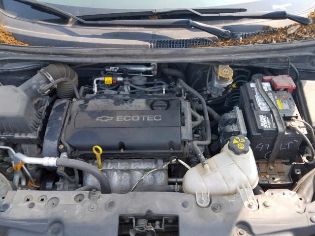 1G1JB5SH0C4130218 - 2012 CHEVROLET SONIC LS BLACK photo 7