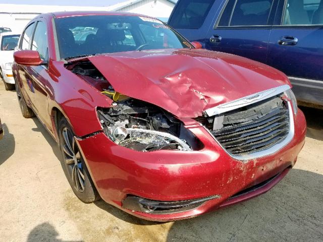 1C3CCBBG4CN257667 - 2012 CHRYSLER 200 TOURIN RED photo 1