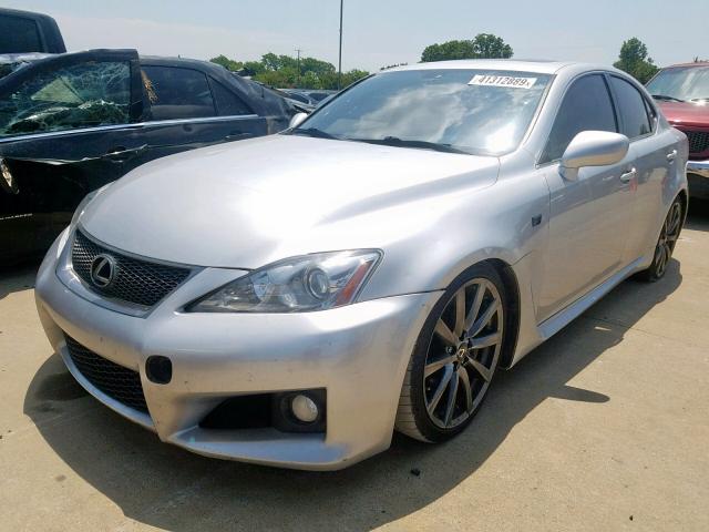 JTHBP262285001964 - 2008 LEXUS IS-F GRAY photo 2